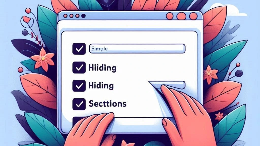 How To Hide Sections On WordPress Site
